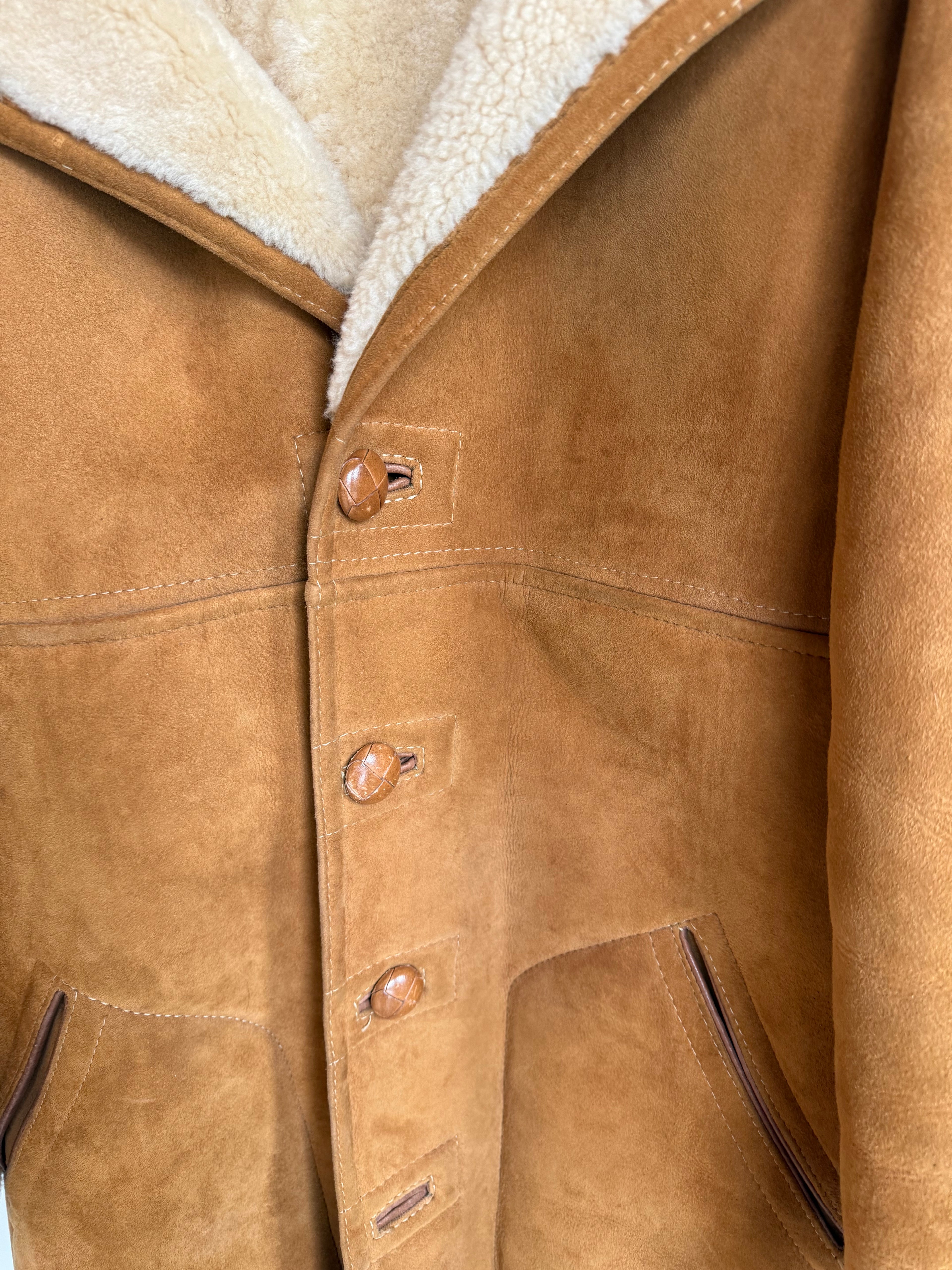 Amazing Large Vintage Shearling Extra Thick